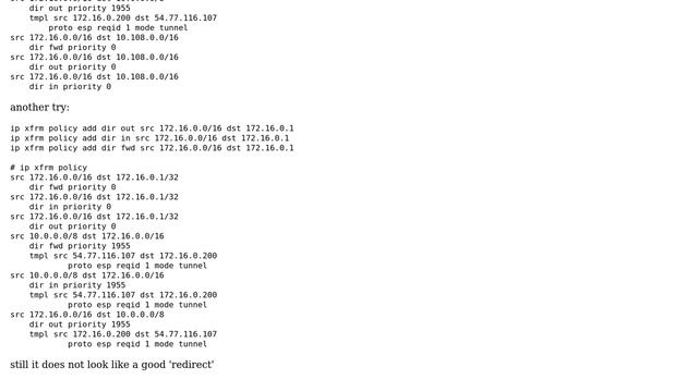 Unix & Linux: ipsec rightsubnet to wide, cannot override routing table смотреть онлайн