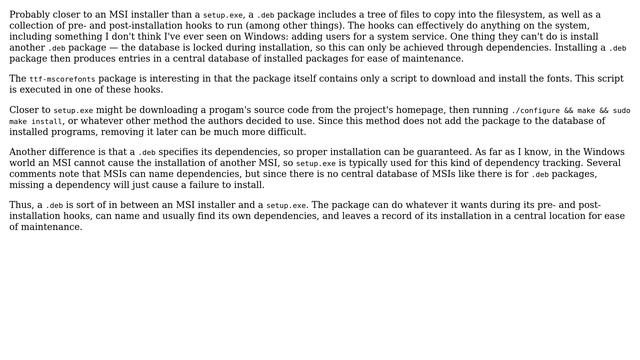 Unix & Linux: Equivalents to '.msi' and to 'setup.exe' files in Debian or Ubuntu? (3 Solutions!!) смотреть онлайн