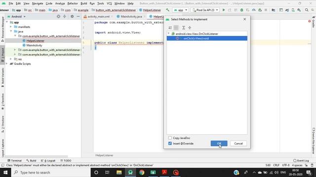 ClickListener for Multiple Buttons using External ClickListener, Button in android studio tutorial смотреть онлайн