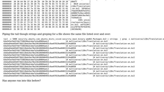 Ubuntu: Vivid apt-get update huge Package files in /var/lib/apt/lists/partial смотреть онлайн