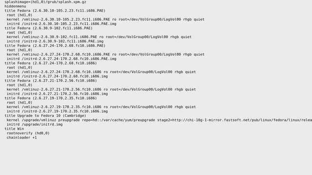 Fedora 11 System - Failed Hard Drive Removed, and Boot gets GRUB Hard Disk Error смотреть онлайн