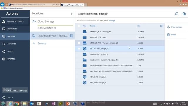 Webinář Acronis - Acronis Backup Cloud v praxi 2 смотреть онлайн