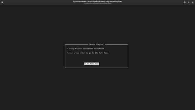 Audio Player for the Linux Console in C++ смотреть онлайн