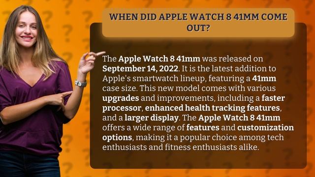 When did Apple Watch 8 41mm come out? смотреть онлайн