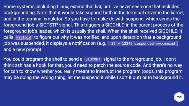 How can I do Ctrl-Z and bg in one keypress to make process continue in background? смотреть онлайн