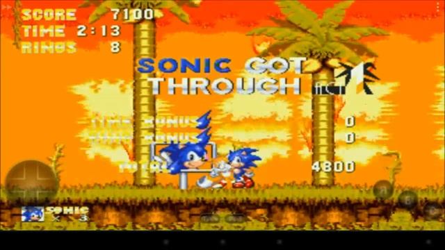 Sonic 3K no Android (Emulador MegaDrive) смотреть онлайн