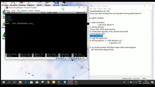Konfigurasi Share Hosting Debian 9 - Offy Novanindra Aibi/13 - SMK YPM 1 TAMAN смотреть онлайн