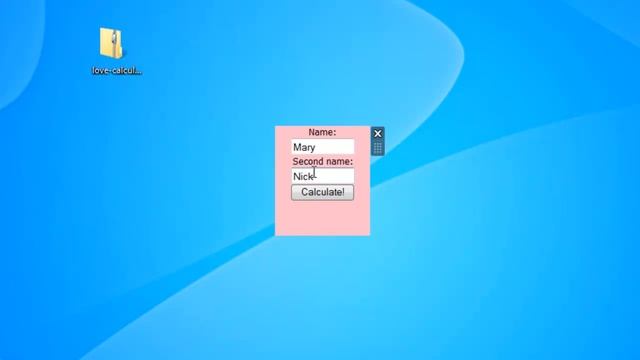 Love Calculator Windows 7 Gadget смотреть онлайн