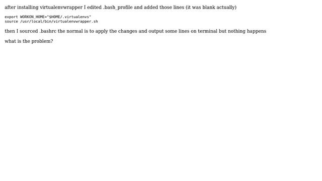 Ubuntu: source .bashrc does nothing смотреть онлайн