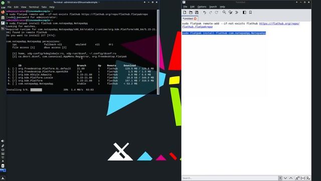 How to install Notepadqq on MX Linux 21.3 смотреть онлайн