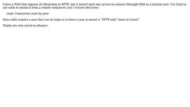 DevOps & SysAdmins: Mount a SFTP remote filesystem that doesn't give shell access смотреть онлайн