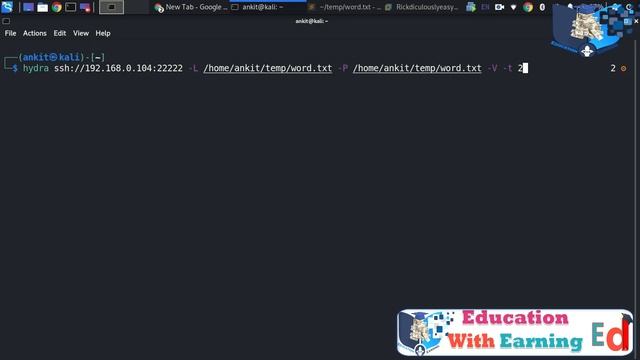 Hydra use in kali Linux смотреть онлайн