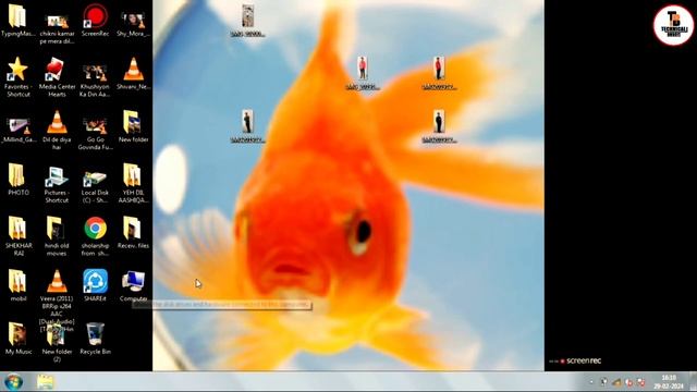 How to Hide My Computer📺 icon from Desktop Windows 7| My Computer icon not showing Desktop Windows смотреть онлайн