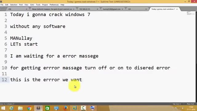 Windows 7 Password CRACKING Manually HACK LIKE A PRO смотреть онлайн