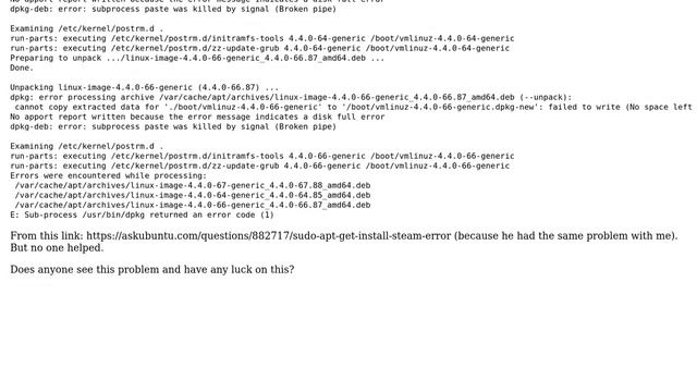Ubuntu: Why does "sudo apt-get install gpsd" return with errors? смотреть онлайн