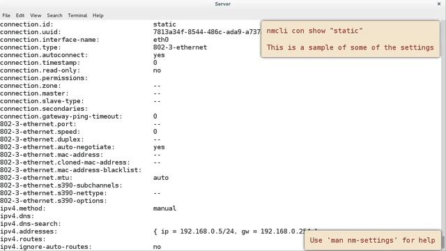 Cap11 Part2 Configuración de la red con nmcli смотреть онлайн