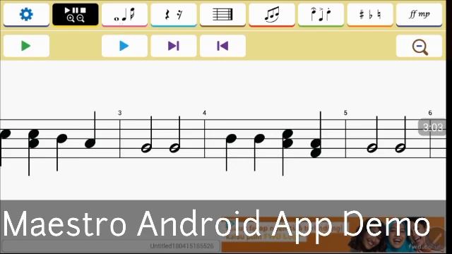 Maestro Android Music App Demo смотреть онлайн
