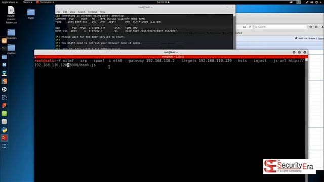 Learn Cyber Security & Ethical Hacking: Injecting Our Hook Using MITMF Part 19 смотреть онлайн
