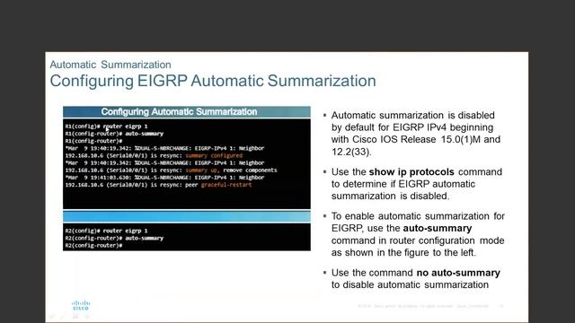 Tune EIGRP | Automatic Summarization | by Wisam Abdullah смотреть онлайн