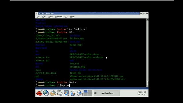 Mount and Unmount pendrive in RedHat 9 смотреть онлайн