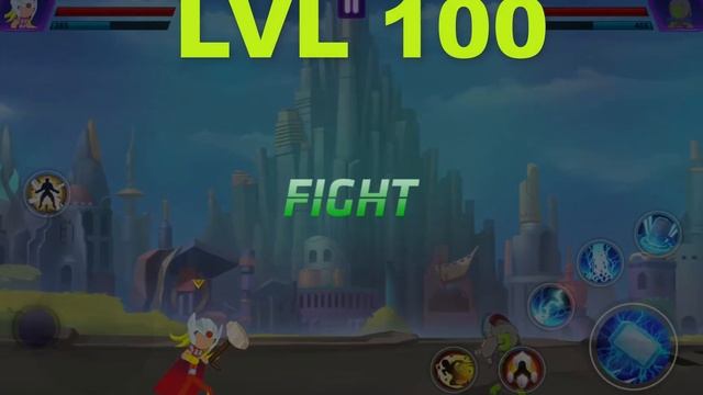 Lvl 1 vs Lvl 100 vs Lvl 9999 - Super Stickman Heroes Fight смотреть онлайн