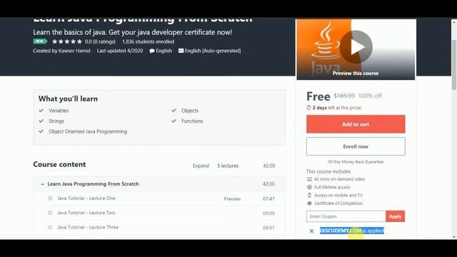 Paid Udemy Online Courses For Free l Lifetime Validity l Free Certificate l 5 May 2020 смотреть онлайн
