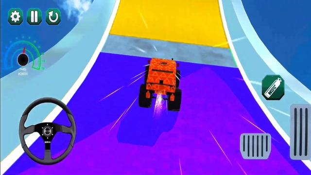Truck Monster Sport Racing Llintas Menantang Mega Ramp - Mobil Balap Simulator Android Gameplay смотреть онлайн