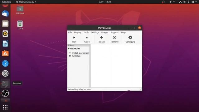 Install Play On Linux - Ubuntu смотреть онлайн
