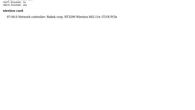 Wireless is disabled by hardware switch. Wifi doesn't work! (hard blocked: yes,soft blocked :no,... смотреть онлайн