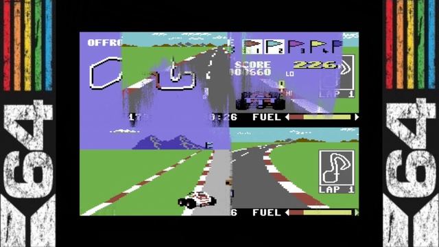 Top 5 racing games on Commodore 64 смотреть онлайн
