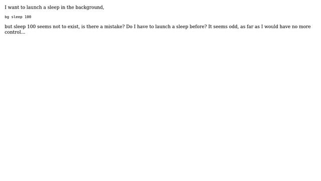 Unix & Linux: How to use the background command? смотреть онлайн