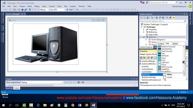 #102 C# اداة عرض الصور PictureBox Design On Form In C Sharp تعليم سي شارب смотреть онлайн