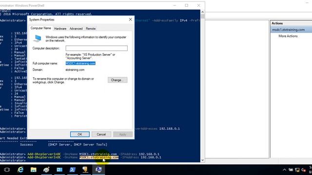 DHCP Powershell смотреть онлайн