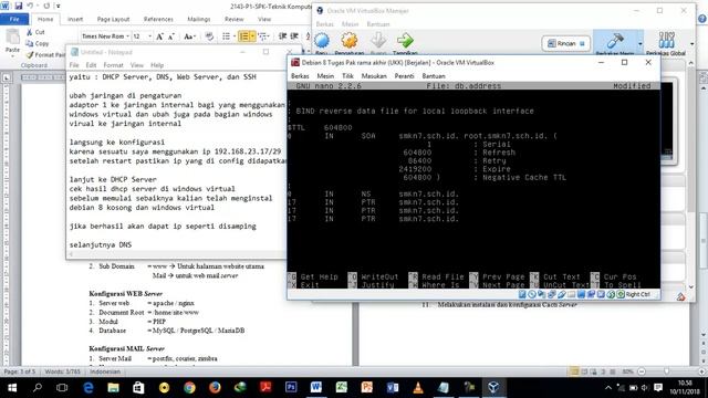 Konfigurasi DHCP Server, DNS, Web Server, dan SSH pada Debian 8 смотреть онлайн