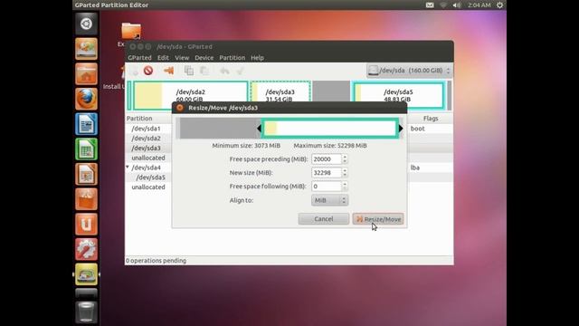 Resize Partition with GParted for SBS Essentials смотреть онлайн