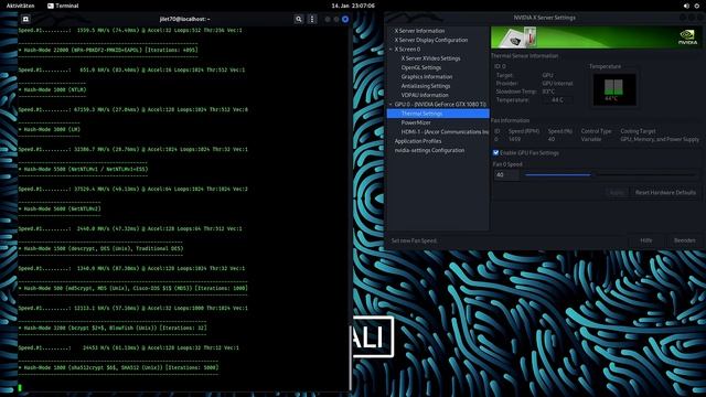 Kali Linux 2021.12 Cuda Pyrit Hashcat John Bechmarking смотреть онлайн