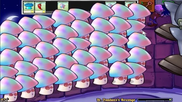 Plants vs Zombies - Hypno shroom vs Dr. Zomboss смотреть онлайн