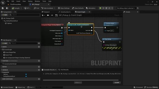 07. Adding functionality to our Blueprint смотреть онлайн