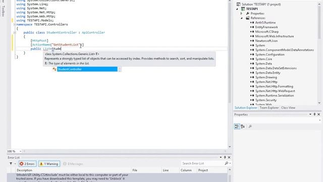 MVC 4 API Setup And Connectivity With Local Database and hosting API over a local network смотреть онлайн