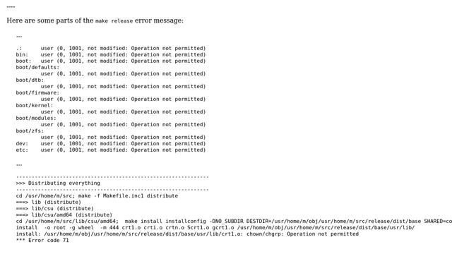 Unix & Linux: How to build a custom FreeBSD release without root privileges? смотреть онлайн