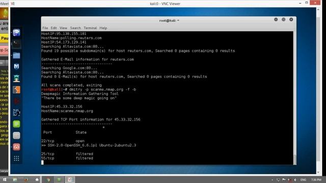 dmitry - Hacking con Kali Linux смотреть онлайн