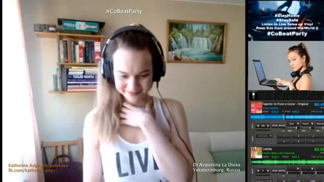 DJ La Diosa - Yekaterinburg, Russia great FB live music set at #CoBeatParty Wed., April 22, 2020 смотреть онлайн
