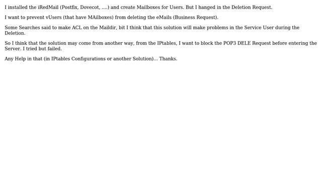 I need to block the POP3 DELE Message by IPtables - Linux смотреть онлайн