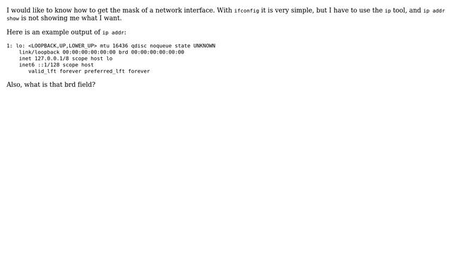 Unix & Linux: Show netmask using ip tool (2 Solutions!!) смотреть онлайн