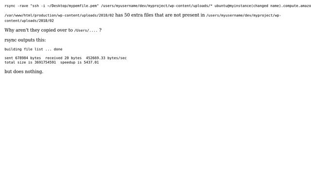 Unix & Linux: rsync doesn't copy files although it should смотреть онлайн