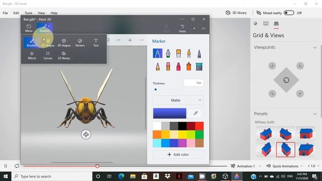 How to use 3D viewer in Tamil/3D Viewer in Windows 10/#3Dimage/#3Dprinter/#3Dpaint смотреть онлайн