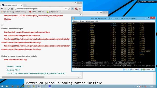 Installation et configuration de Xen Hyperviseur sur ubuntu partie 3 смотреть онлайн