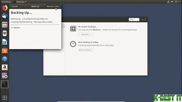 Backing up data in ubuntu desktop смотреть онлайн
