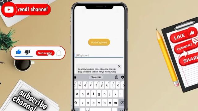 Cara Ubah Keyboard Android Menjadi Keyboard IPhone IOS 16 Terbaru 🔥