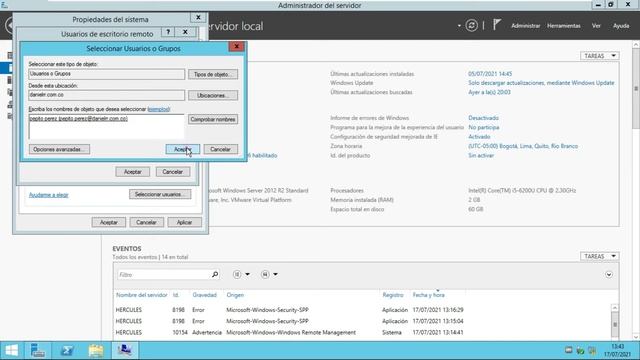 HABILITAR ESCRITORIO REMOTO en WINDOWS SERVER 2012R2 - sin complicaciones 😇 смотреть онлайн